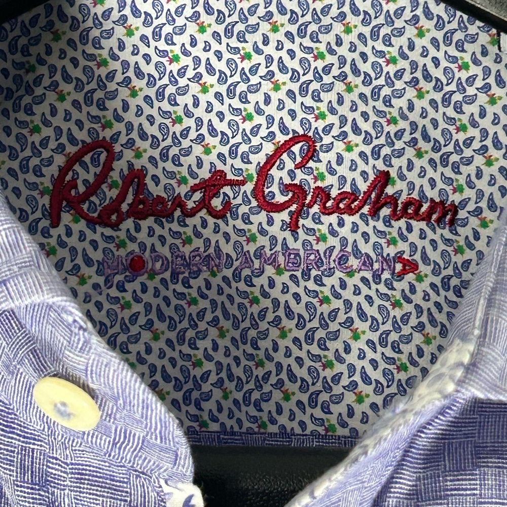Robert Graham Blue Men's Shirt